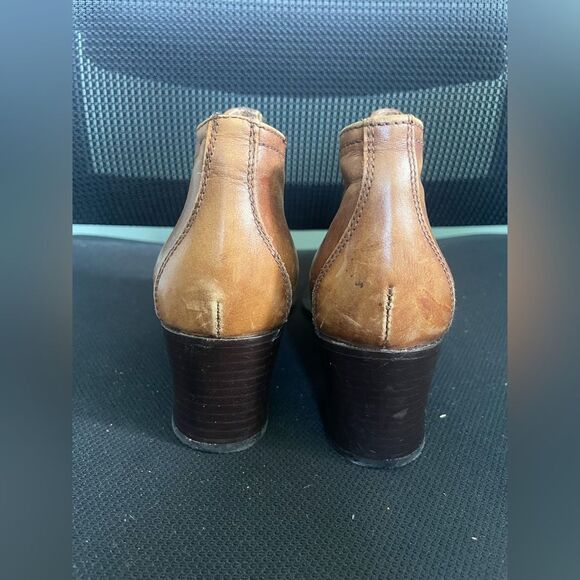 Nero Giardini Brown Leather Pointed Ankle Bootie Sz EU 36 US 6 - Picture 5 of 10